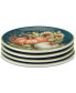 Autumn Breeze Canape Plates, Set of 4