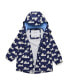 Boys Toddler, Child Navy Peak to Peak Recycled Waterproof Raincoat