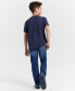 Little and Big Boys Solid Washed Henley T-Shirt, Created for Macy's