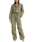 Women's Parachute Long-Sleeve Baggy Jumpsuit