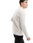 ASOS DESIGN turtle neck long sleeved t-shirt in light grey