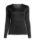 Белье Lands' End Silk Interlock Crewneck Top