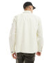 Calvin Klein cotton nylon overshirt in white