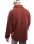 Columbia Helvetia II half snap fleece in burgundy