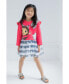 Girls Pandy Paws Cakey Cat French Terry Dress to