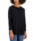 Women's Petite Serenity Knit 3/4 Sleeve Tunic Top