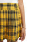 Something New iconic Clueless pleated mini skirt co-ord in yellow check