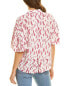 Joie Taormina Silk Top Women's Red Xxs