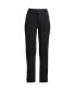 Women's Starfish High Rise Pintuck Straight Leg Elastic Waist Pull On Ankle Pants