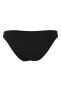 Topshop Womens Swimwear Bonded Kendall Kylie Solid Black Bikini Bottom Size 6