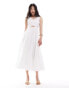 Closet London cut-out midaxi dress in ivory