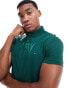 Tommy Hilfiger 1985 slim polo shirt in forest green