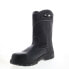 Avenger Wellington Composite Toe EH Waterproof Mens Black Wide Work Boots