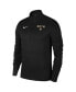 Men's Black Army Black Knights 2023 Rivalry Collection Pacer Performance Quarter-Zip Jacket