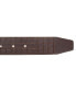 Men's Grid Tooled Embossed Leather Belt