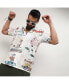 Men's Multicolour Retro Graphic Shirt