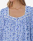 Women's Cotton Floral Lace-Trim Nightgown