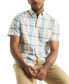 Men's Classic-Fit Stretch Plaid Button-Down Shirt