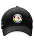 Men's Black Winnipeg Jets Team Logo Pride Adjustable Hat