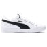 Puma Smash V2 L Lace Up Womens Black, White Sneakers Casual Shoes 36520801