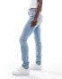 Levi's superlow skinny fit jeans in light blue