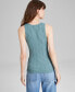 Women's Textured Sleeveless Tank Top, Created for Macy's