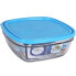 DURALEX 20x20x8 cm Salad Bowl Lys With Square Lid