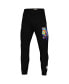 Men's Black Looney Tunes Tweety Bird Splatter Jogger Pants