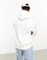 Bershka hoodie in white