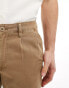 ASOS DESIGN classic rigid washed chino in brown