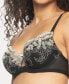 Women's Aura Embroidered Overlay Demi Bra