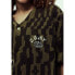 GRIMEY Lucky Dragon All Over Jacquard Baseball short sleeve v neck T-shirt