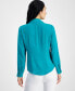 Women's Collared Button-Down Blouse, XS-3X, Created for Macy's