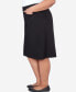 Plus Size Classic Stretch Waist Skirt