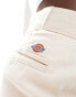 Dickies elizaville straight leg work trousers in white