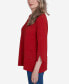 Harvest Moon Women's Cozy Textured Crew Neck Top