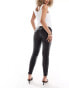 ONLY Maternity Kendell coated skinny jeans in black