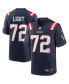 Men's Matt Light Navy New England Patriots Game Retired Player Jersey