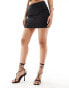 Kaiia tailored mini skirt co-ord in black