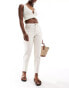 Mango mom jeans in white