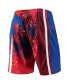 Men's Red Philadelphia 76ers Hardwood Classics 1996 Hyper Hoops Swingman Shorts