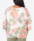 Топ Alfred Dunner Tuscan Sunset Floral