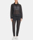 Женский купальник DKNY sports Womens Honeycomb Mesh Funnel-Neck Top