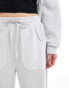 ASOS DESIGN Weekend Collective reversed seam oversized jogger in grey marl