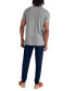 Men's Snooze Relaxed-Fit Heathered Sleep T-Shirt