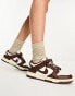 Nike Dunk low trainers in cacao wow brown