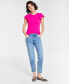 Women's Flutter-Sleeve Ribbed Top, Created for Macy's