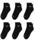 Unisex 6-Pk. Dri-FIT Quarter Socks