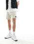 Marshall Artist jersey sweat short with logo in beige