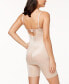 Корректирующее белье для женщин Spanx Suit Your Fancy Strapless Cupped Mid-Thigh Bodysuit